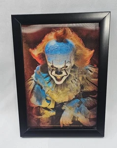 Halloween Pennywise Clown linsenförmig gerahmt Wandbild Horrorfilm Deko - Bild 1 von 10