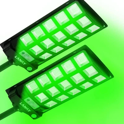 PACK 2 Luces de Cerdo 12000LM Impermeables, Luz Verde para Caza Nocturna con Control Remoto C Foto 1 de 4