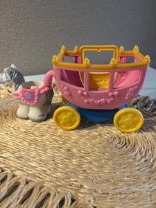 Fisher Price Little People Night at Ball Replacement Horse & Buggy Carriage - Bild 1 von 5