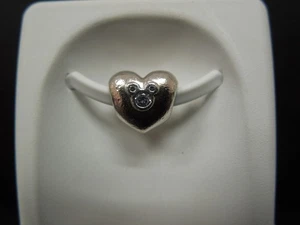 Pandora Heart Of Mickey Bead/Charm in Sterling - Picture 1 of 5