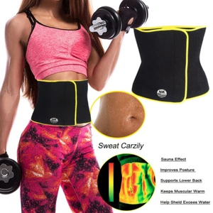 Fat Burning Corset Waist Trainer Cincher Underbust Self-heating Body Shaper Belt - Picture 1 of 14