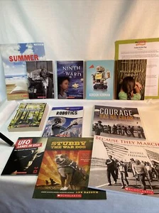 NEW SCHOLASTIC Book Set Of 10 Fiction/NonFiction Grade 7-9 - Picture 1 of 17