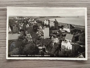 AK Nordseebad Cuxhaven-Blick a.d. Stichweg u.Seedeich, gelaufen 5.9.1949 - Bild 1 von 2