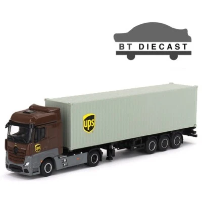 MINI GT MERCEDES BENZ ACTROS con CONTENEDOR 40' 1/64 UPS EUROPA MGT00705 Foto 1 de 4