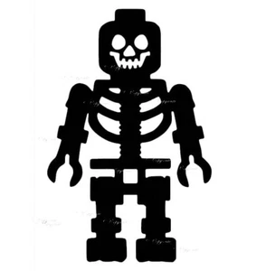 Lego Skeleton - Vinyl Decal Sticker for Home, wall, décor, bar, café, halloween - Picture 1 of 13