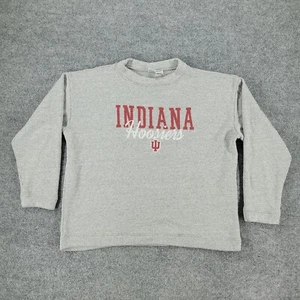 Indiana Hoosiers Pullover Herren Large grau IU NCAA University Logo Langarm - Bild 1 von 11