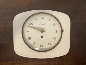 Wanduhr Mauthe Keramik Porzellanuhr Küchenuhr Vintage Keramik Design - Bild 1 von 7