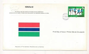 D327380 World Cup Soccer Spain 1982 FDC Gambia - Picture 1 of 1