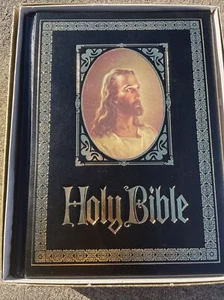 Vintage Still in Box JESUS on Cover Holy Bible King James Version Family❤️blt7j1 - Picture 1 of 14
