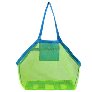 Mesh Beach Tote Beach Toys Mesh Bag Kids Sand Bag Sand Toys Bag - Picture 1 of 12