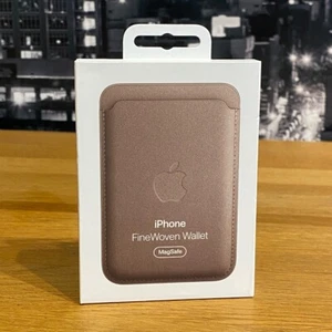 Apple iPhone FineWoven Taupe Wallet MagSafe iPhone 15 14 13 12 Pro Mini Max - Picture 1 of 12