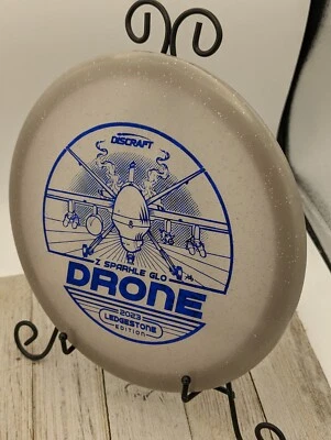 New Discraft Ledgestone 2023 Sparkle GLO Z Drone Midrange Golf Disc 177+ Grams - Image 1 of 4