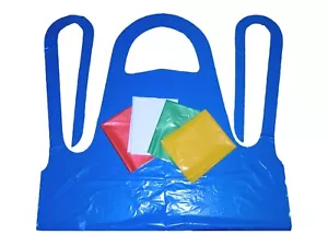 Disposable Green Apron .04 MM Smooth Polyethylene Case of 500 - Picture 1 of 1