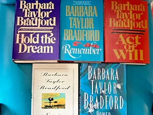 Lot of 5 Barbara Taylor Bradford Hold the Dream Act of Will Power Of A Woman HC - Picture 1 of 18
