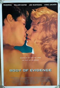 Body of Evidence (1993) original movie poster style B Madonna Willem Dafoe 27x40 - Picture 1 of 2