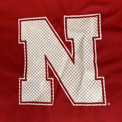 Camiseta Champion Nebraska Cornhuskers XL Roja Poliéster Manga Corta Foto 1 de 4