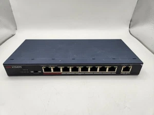 UNTESTED HIKVision 8 Port POE Switch: DS-3E0109P-E (Blue) - No Power Supply - Afbeelding 1 van 3