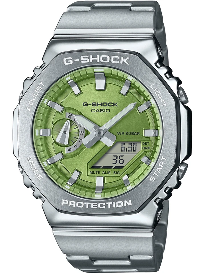 Reloj G-Shock GM-2110D-3AER Hombre – Reloj Verde con Bisel Metálico