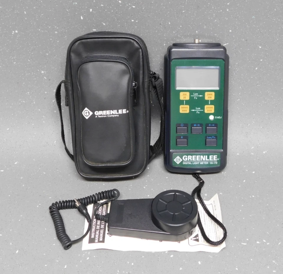 Greenlee 93-172 цифровой измеритель света с чехлом - Изображение 1 из 1
