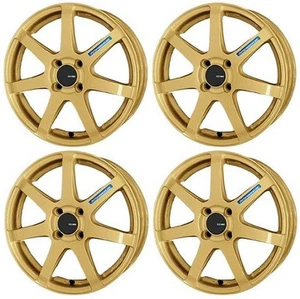 Set of 4 ENKEI Genuine PF07 16x5.0 +45 4x100 GO from Japan - Picture 1 of 6