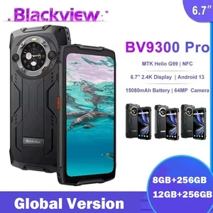 Blackview BV9300 Pro IP68 Phone 100 Lumen Flashlight Rear Screen 64MP 15080mAh - Picture 1 of 16