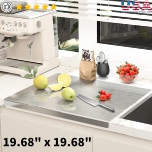 Stainless Steel Cutting Board 304 Heavy Duty Kneading Chopping Kitchen Tool New - Picture 1 of 10