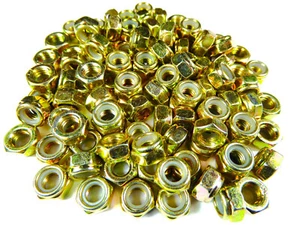 100 x DIN 985 Sicherungsmutter M5 gelb verzinkt - Bild 1 von 1