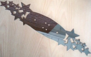 Hot Rat Rod Low Rider Wicked Stars Cromo Rejilla Insignia Cubierta Recorte Calcomanía - Imagen 1 de 11