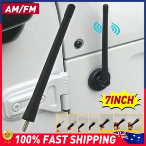 7" Aerial Black Short AM /FM Radio Signals Reception Antenna For Nissan X-Trail - Picture 1 of 9