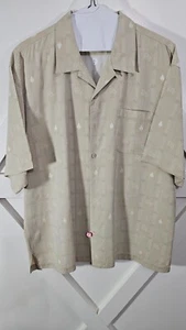 Tommy Bahama 100% Silk Etched Playing Cards Spades & Dice SS XL Mens Shirt #6 - Picture 1 of 3