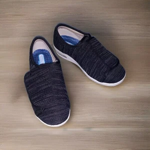 youyun Diabetic Unisex Walking Shoes Black/Gray Size Men’s 7 Women’s 8  - Picture 1 of 14