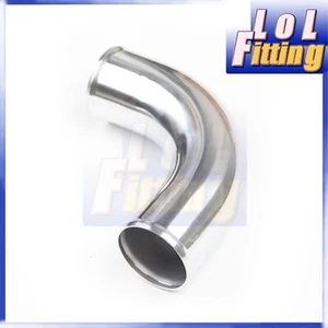 Tubo de aluminio intercooler turbo flexión mandril OD de 90 grados 3,5" 3 1/2"" L = 300 mm - Imagen 1 de 7