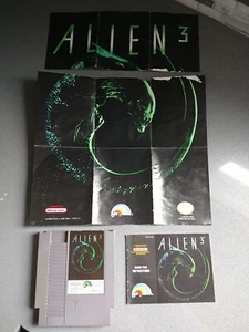 Gioco Nintendo Nes Alien 3 solo con manuale e poster LJN - Foto 1 di 10
