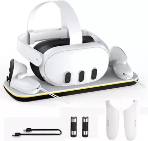 Dobe Charging Dock Station for Oculus Meta Quest 3 Headset and 2 Controllers - Picture 1 of 7
