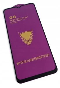OG Full Tempered Glass Full 5D 9H for Samsung Galaxy A12 A32 5G M12 F12 F02S - Zdjęcie 1 z 3