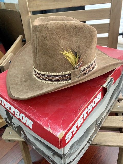 Stetson Cowboy Brown Vintage Hats for Men for sale