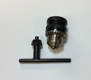 PORTA 3 Jaw Drill Chuck with Key 1.5-10mm 3/8 x 24 UNF (EB21-194) - Picture 1 of 3