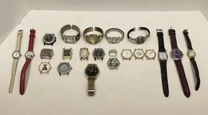 Wristwatch Lot For Parts Elvis Presley Disney Caravelle Studio Geneva Nine West - Picture 1 of 11