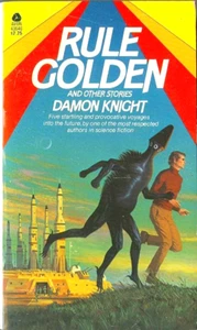 RULE GOLDEN, by Damon Knight - 1979 Avon SF PB 1st, VF/NM - Foto 1 di 1