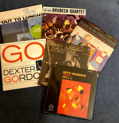 Blue Note Records Jazz Vinyl - Ellington, Getz, Gilberto, Dolphy, Burbeck - Image 1 of 2