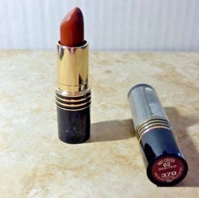  REVLON 62 / 370 hot cocoa super lustrous Lipstick CREME  Original Formula rare - Image 1 of 3
