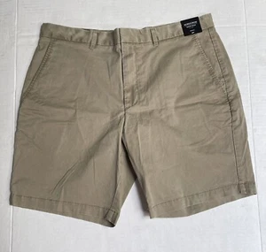 Nordstrom Shorts Mens 36W Khaki Chino Slim Fit New - Picture 1 of 8