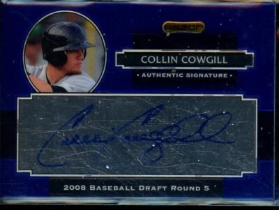 2008 Razor Signature Series Blue Auto Collin Cowgill #AU-CLC Auto - Image 1 of 2