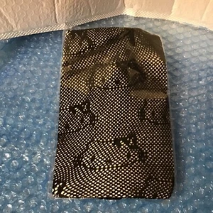 Sanrio Hello Kitty schwarze Overknee Strickstrümpfe mit Hello Kitty Gesicht NEU - Bild 1 von 3