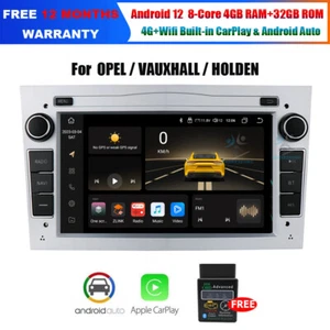 32GB Android 12 Car Stereo GPS Navi CarPlay DAB for Opel Corsa C D Signum - Picture 1 of 24