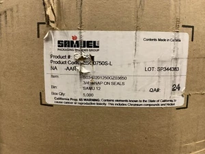 Steel Strapping 3/4”Snap On Seals - Picture 1 of 4