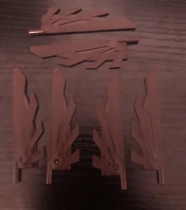 LEGO Chima: 6 Dark Brown Wings, 70141, CLIPS, PARTS, VARDY'S ICE VULTURE GLIDER - Picture 1 of 1