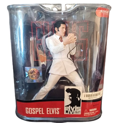 McFarlane Toys Gospel Elvis Presley Action Figure - 2008 Brand New Sealed Cover