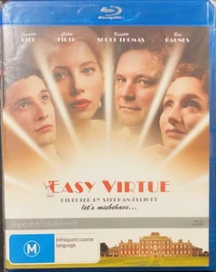 EASY VIRTUE (2008) BLU RAY - BRAND NEW - COLIN FIRTH - JESSICA BIEL - REGION B - Picture 1 of 2