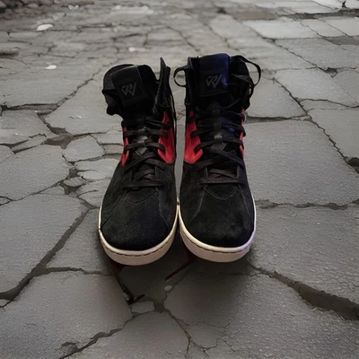 Nike Air Jordan Hombres Westbrook 0.2 Gamuza Negro y Rojo Zapatos 854563-001 Talla 11 Foto 1 de 4